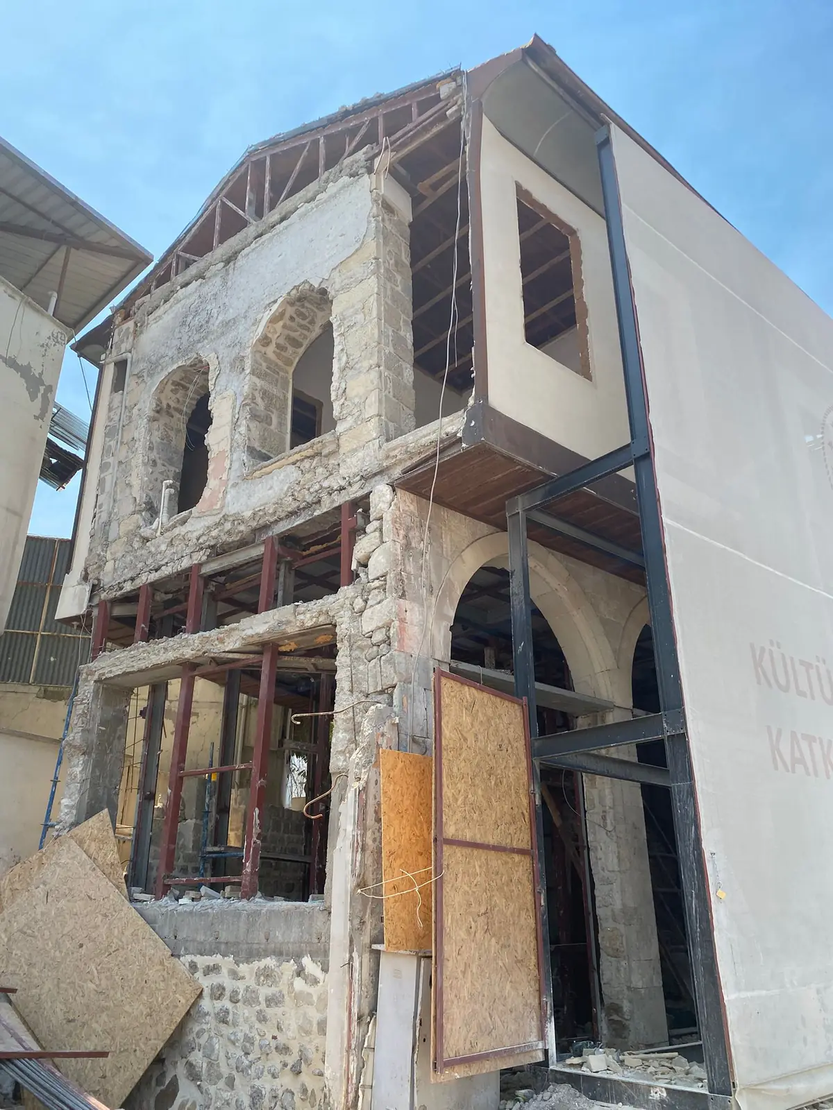 Hatay restorasyon çalışması